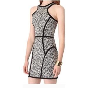 Parker bodycon abstract design cocktail dress party goth grunge office siren